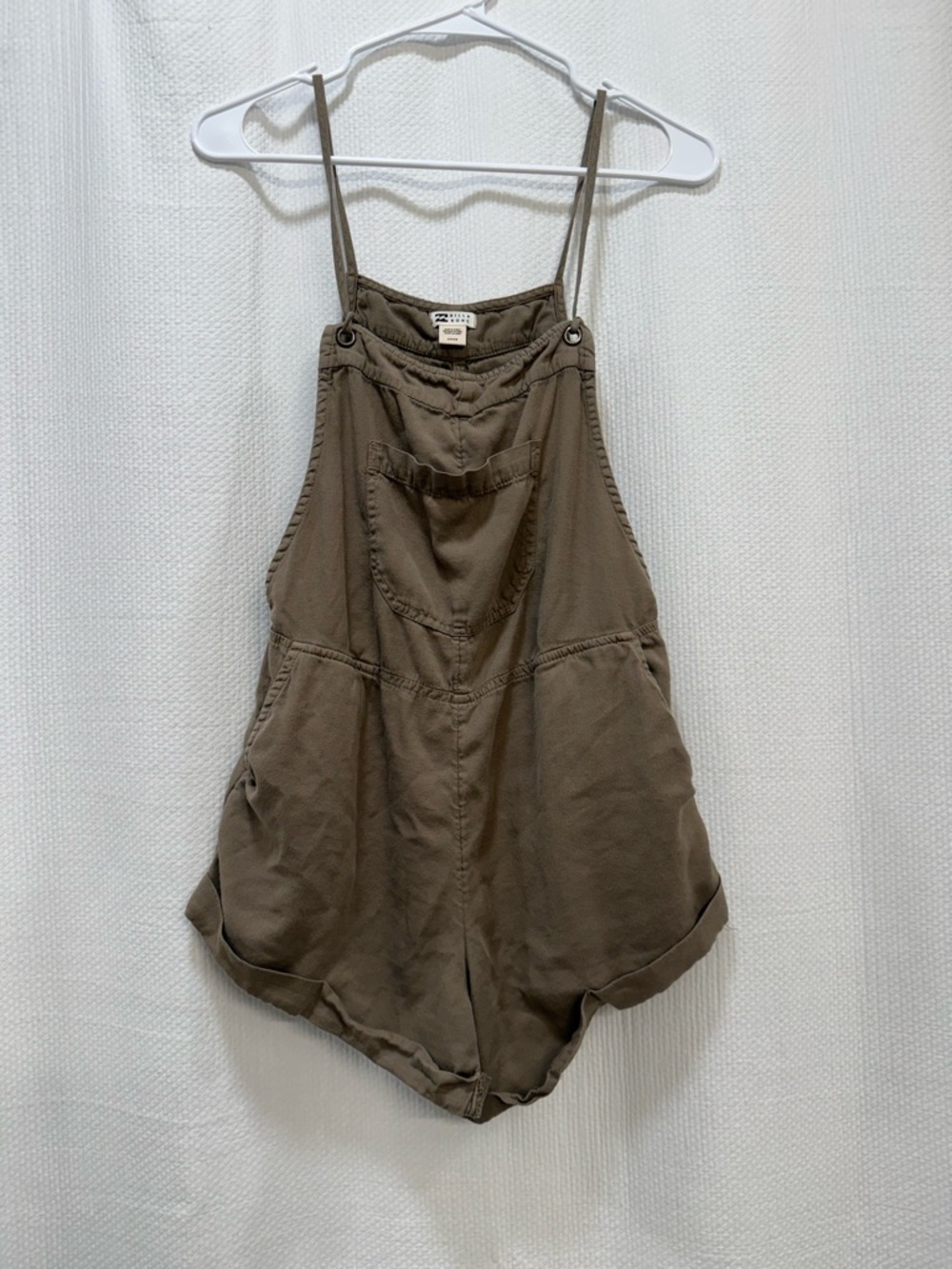 Billabong Taupe Utility Romper